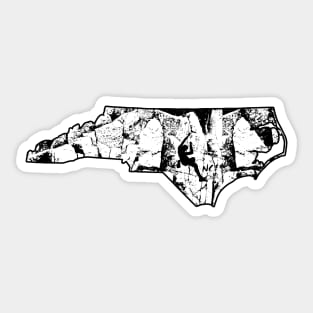 Rock Climbing North Carolina Rock Climber State Map Climb  Art Sticker